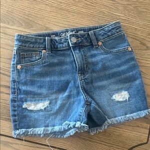 Cat & Jack Kids Distressed Blue Jean Shorts